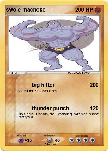 Pokemon swole machoke