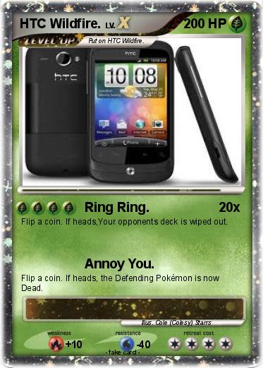 Pokemon HTC Wildfire.