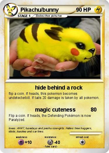 Pokemon Pikachu/bunny