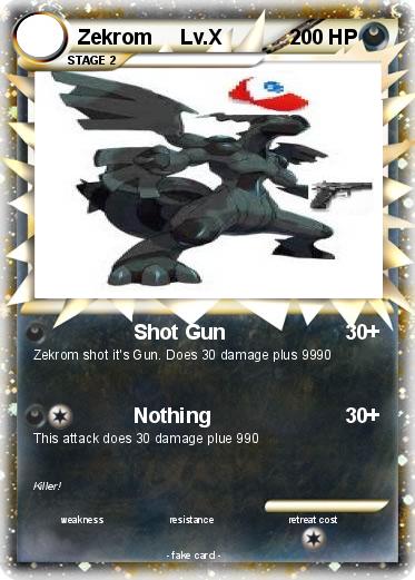 Pokemon Zekrom     Lv.X