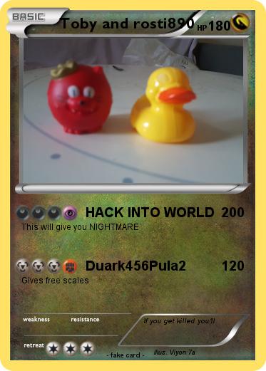 Pokemon Toby and rosti890