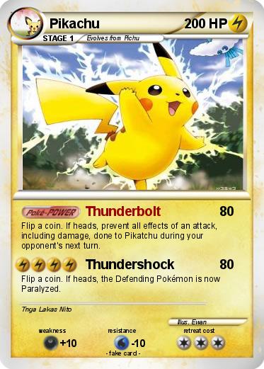 Pokemon Pikachu