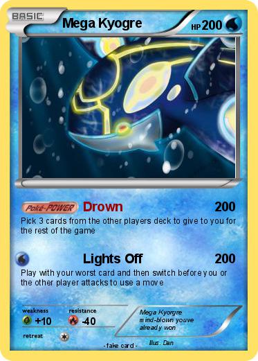 Pokemon Mega Kyogre Pokemon Mega Kyogre