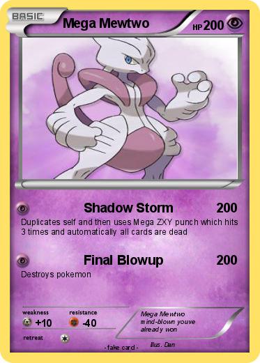 Pokemon Mega Mewtwo Pokemon Mega Mewtwo