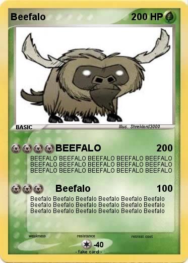 Pokemon Beefalo