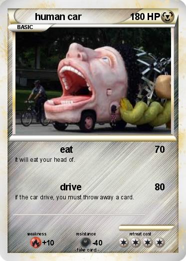 Pokemon human car