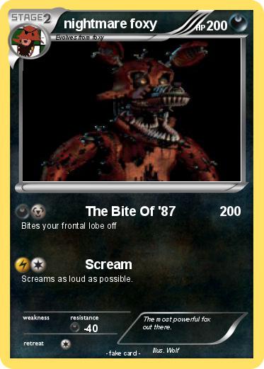 Pokemon nightmare foxy