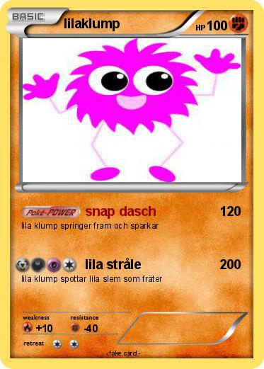 Pokemon lilaklump