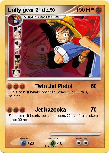 Pokemon Luffy gear 2nd