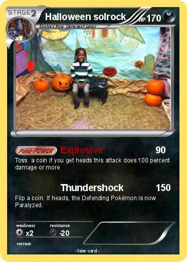 Pokemon Halloween solrock