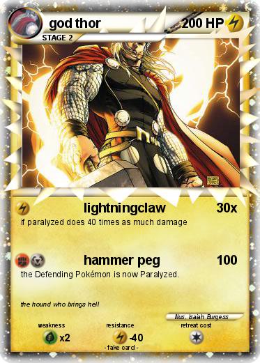 Pokemon god thor