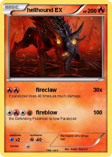 Pokemon hellhound EX