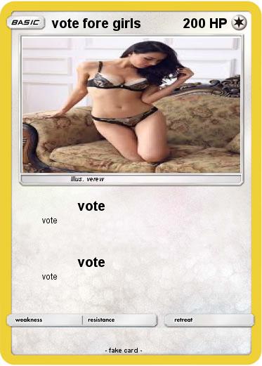 Pokemon vote fore girls