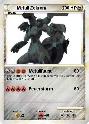 Pokemon Metall Zekrom