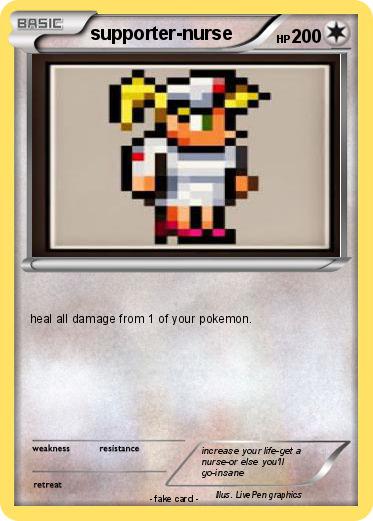 Pokemon supporter-nurse