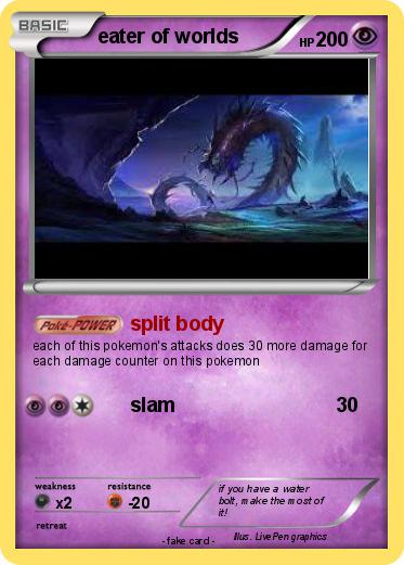 Pokemon eater of worlds