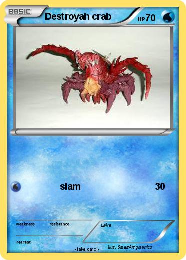 Pokemon Destroyah crab