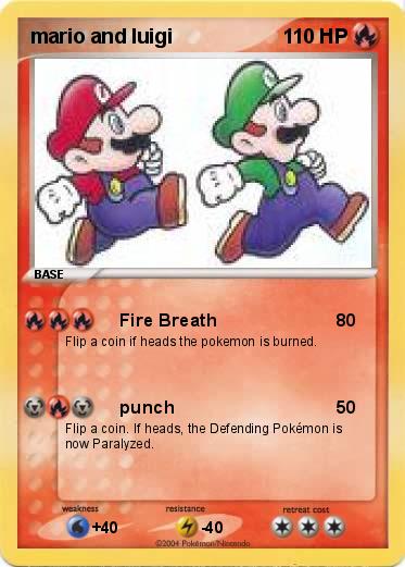 Pokemon mario and luigi