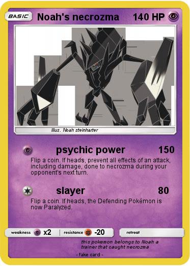 Pokemon Noah's necrozma