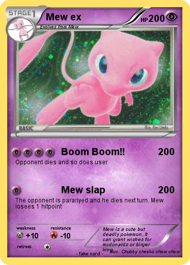 Pokemon Mew ex