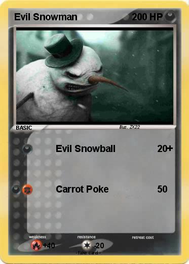 Pokemon Evil Snowman