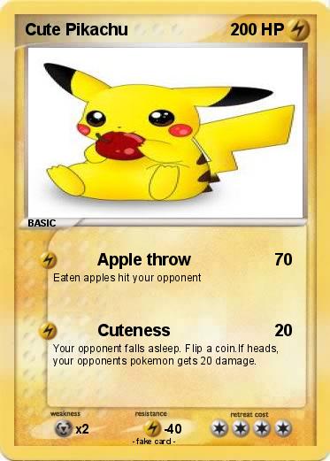 Pokemon Cute Pikachu