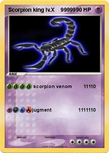 Pokemon Scorpion king lv.X    99999                  