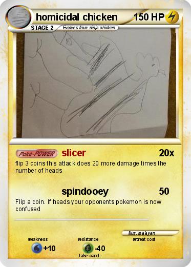 Pokemon homicidal chicken