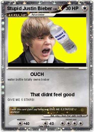 Pokemon Stupid Justin Bieber