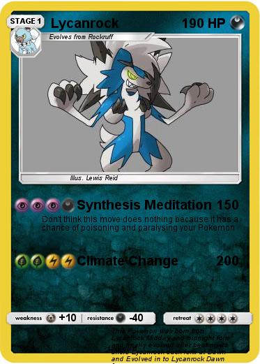Pokemon Lycanrock