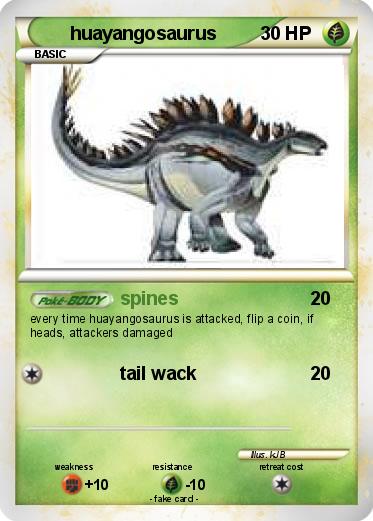 Pokemon huayangosaurus