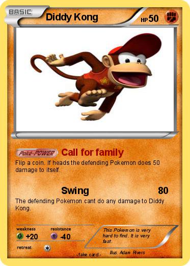Pokemon Diddy Kong