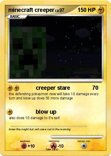 Pokemon minecraft creeper