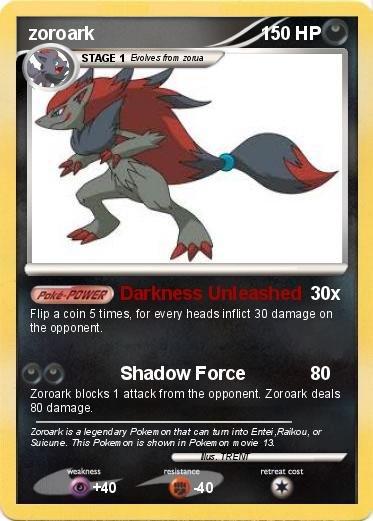 Pokemon zoroark
