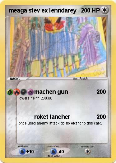 Pokemon meaga stev ex lenndarey