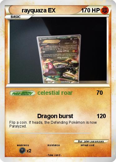 Pokemon rayquaza EX