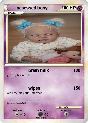 Pokemon pesessed baby