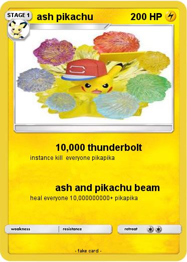 Pokemon ash pikachu