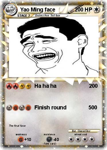 Pokemon Yao Ming face
