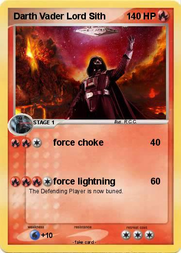 Pokemon Darth Vader Lord Sith