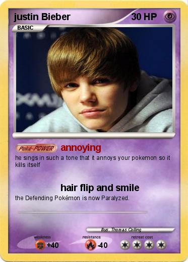 Pokemon justin Bieber