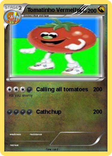 Pokemon Tomatinho Vermelho