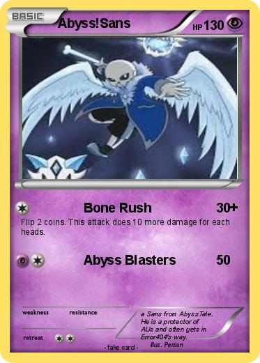 Pokemon Abyss!Sans