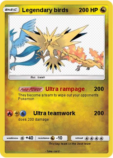 Pokemon Legendary birds