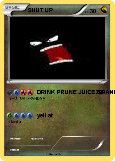 Pokemon SHUT UP
