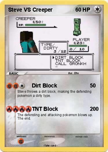Pokemon Steve VS Creeper