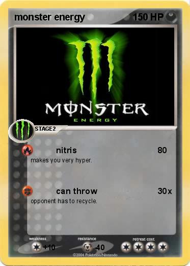 Pokemon monster energy
