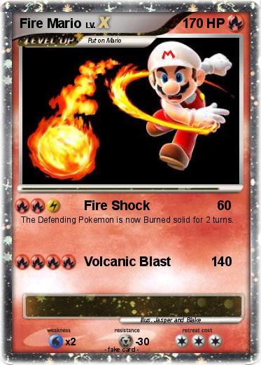 Pokemon Fire Mario