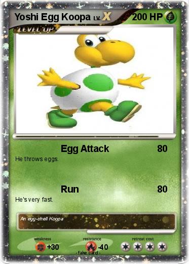 Pokemon Yoshi Egg Koopa