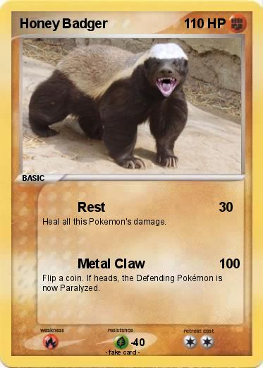 Pokemon Honey Badger